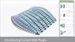 Curved Facade by Curtain Wall Plugin Update