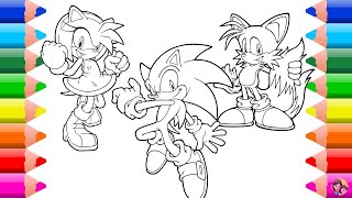 Tails Sonic para Colorir Amigos