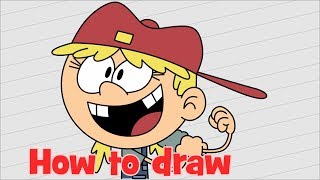 How to draw Lana Loud from The Loud House