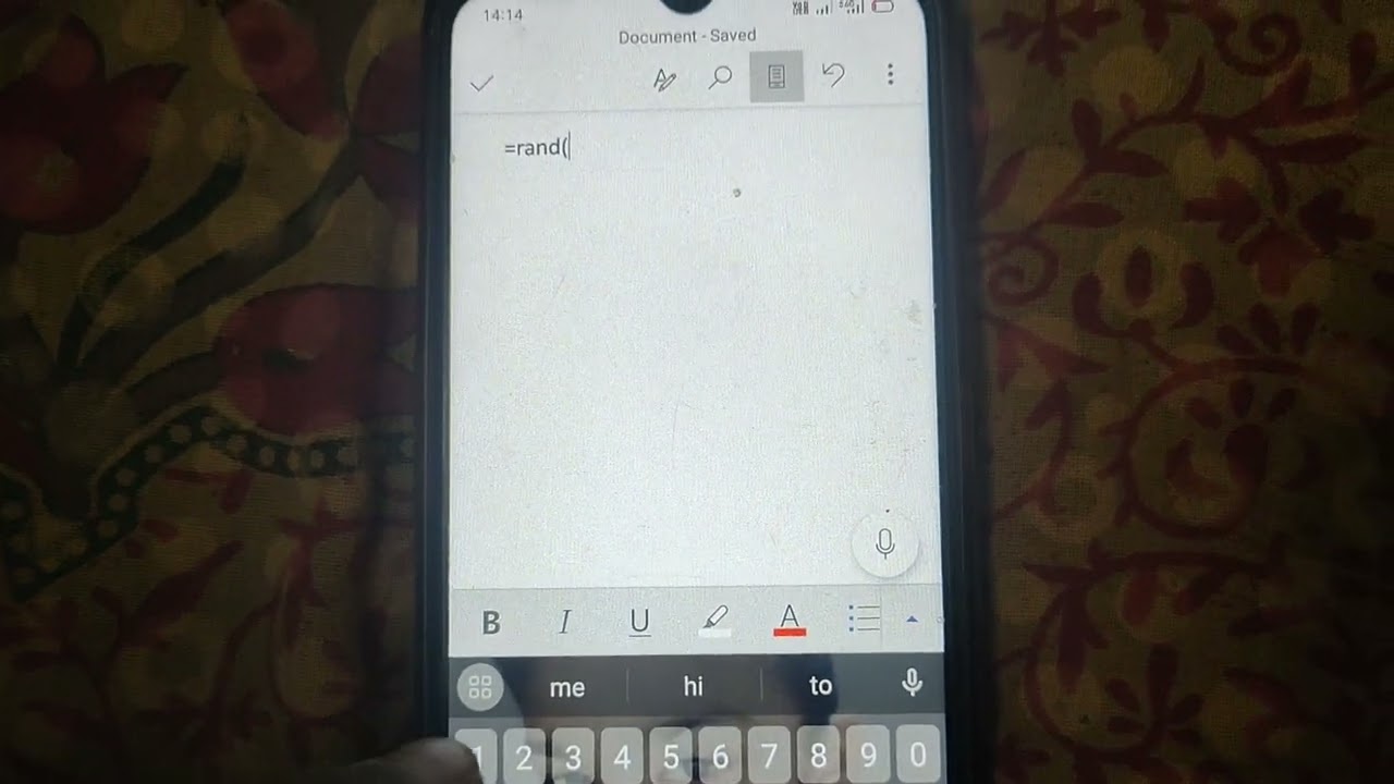 How to Generate Random Text in MS Word using formula  | Write Random Paragraph in Microsoft Word