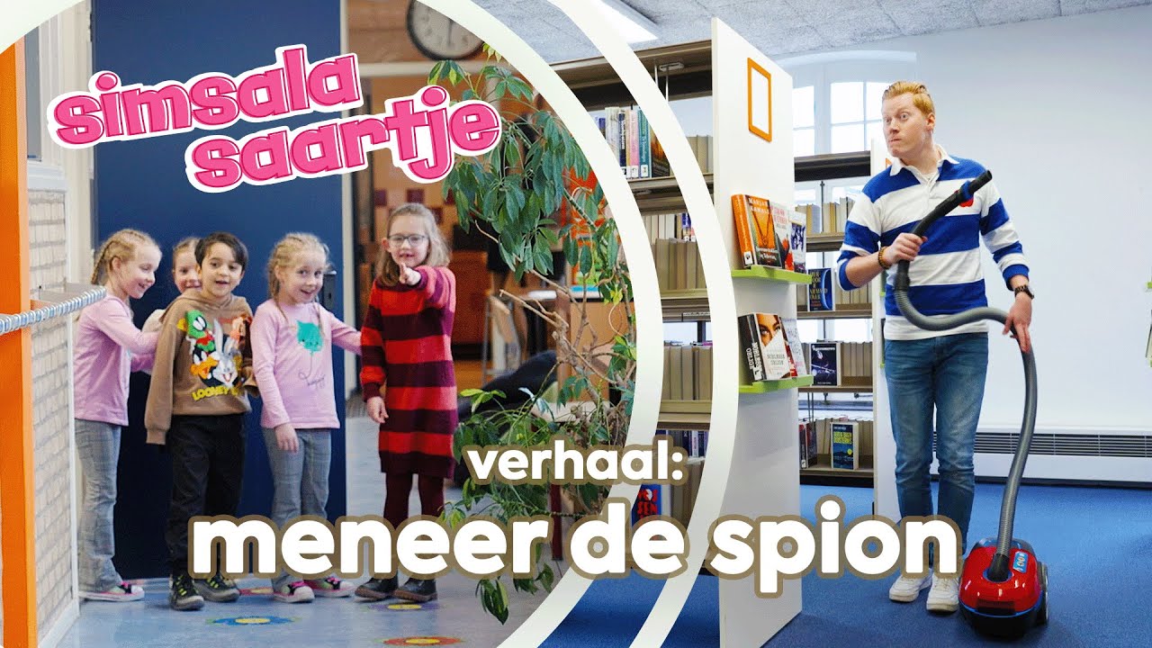 MENEER DE SPION 🎨🕵🏼 | SIMSALA SAARTJE 🐽 | Educatieve Kleutertelevisie