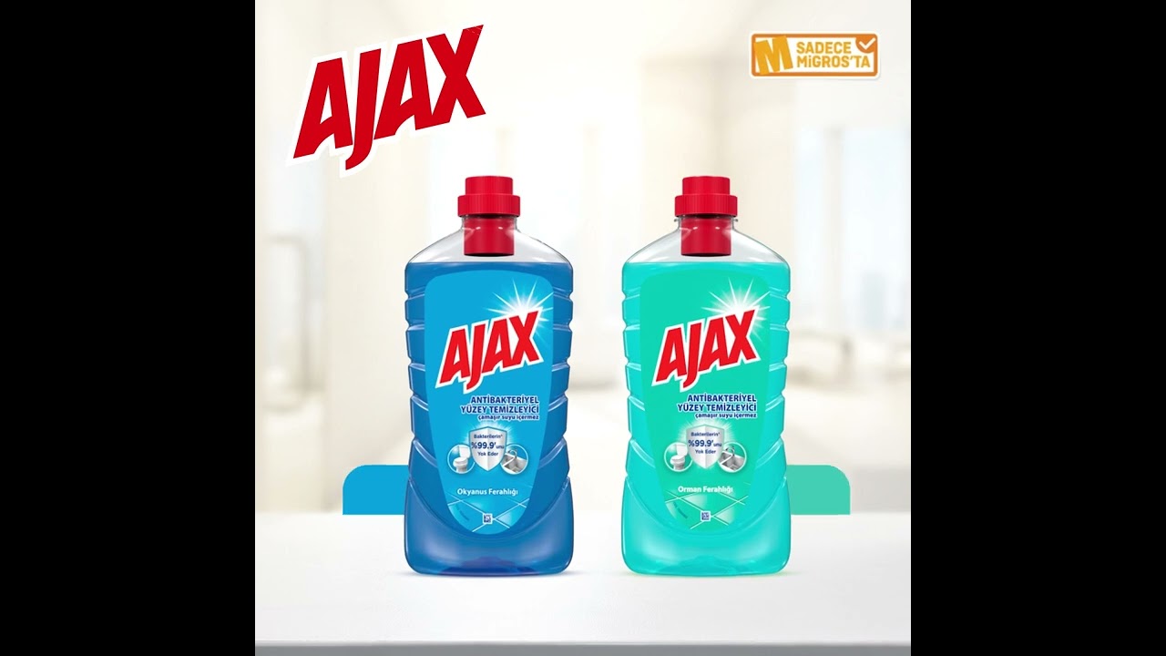 Ajax Antibakteriyel Yüzey Temizleyici Orman Ferahlığı 1 L - Migros