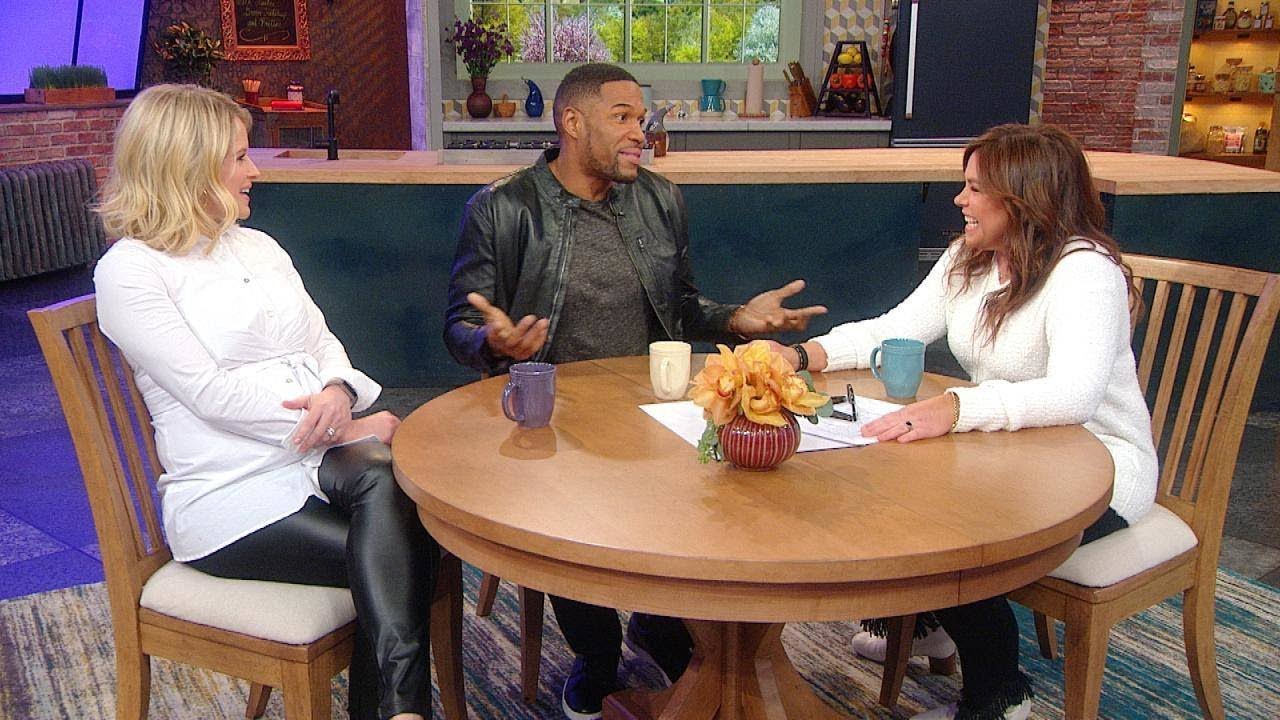 Michael Strahan & Sara Haines On Pregnancy Cravings, Sympathy Bellies + Being Daytime Married | Rachael Ray Show