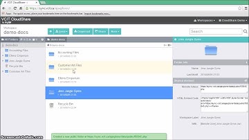 VCIT CloudShare - Folder sharing