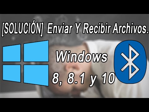 Video: ¿Cómo envío archivos a través de Bluetooth en mi computadora portátil con Windows 8?