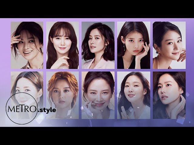 Top 10 Nominees Metro Style Most Beautiful Korean Actresses Beauty Poll Youtube