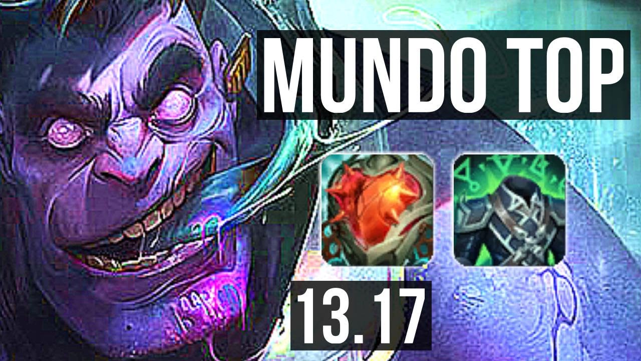 DR. MUNDO vs UDYR (TOP) | 6/1/5, 600+ games, 1.1M mastery, Rank 14 Mundo | NA Grandmaster | 13.17