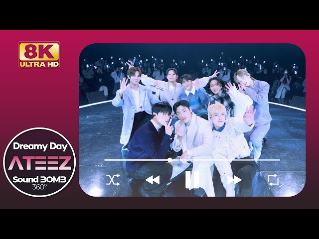 [8K] PLAYLIST｜ATEEZ(에이티즈)🎵Dreamy Day(꿈날)｜🎧공간음향｜SoundBOMB360˚