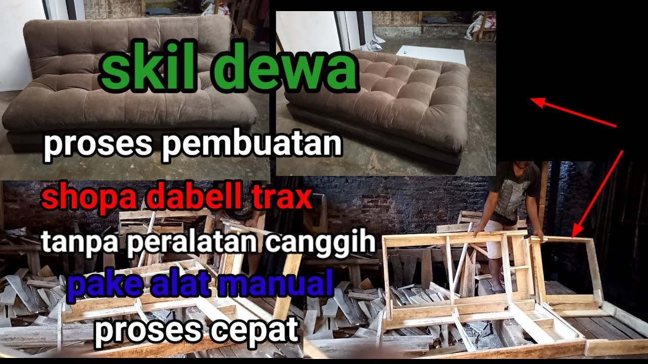 Tutorial cara bikin kerangka shopa Dabel trax pake alat manual proses