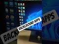 Background App 🔥| Day-0876| Windows Tips #techreels #reel #short #windows11tips #windows11