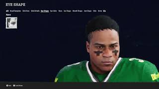 College Football 26 How to Change Player Eye Shape and Color screenshot 4