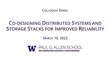 Allen School Colloquium: Ram Alagappan (VMware Research)