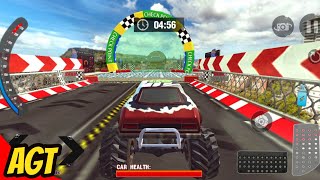 Monster Truck Mega Ramp Stunts Extreme Stunt Games - Levels 1 To 5 - Android Gameplay screenshot 2