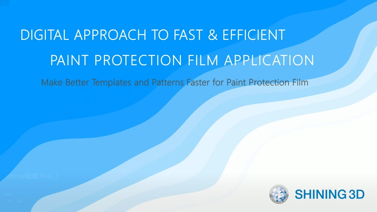 Digital Approach to Fast & Efficient Paint Protection Film Application