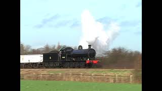 Passing Freight Trains at the Great Central Railway with 49395 and 48305 in January 2007