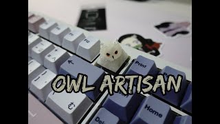 Rotating Owl Artisan Keycap !!