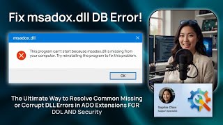 Fix msadox.dll DB Error!