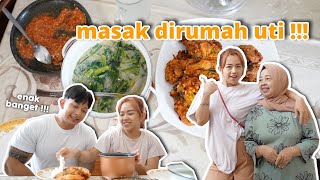 AKHIRNYA BISA MASAK BARENG UTI LAGI !!! MASAK MENU RUMAHAN YANG ENAK BANGET 😍