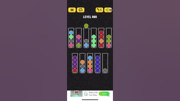 Ball Sort Puzzle - Level 990