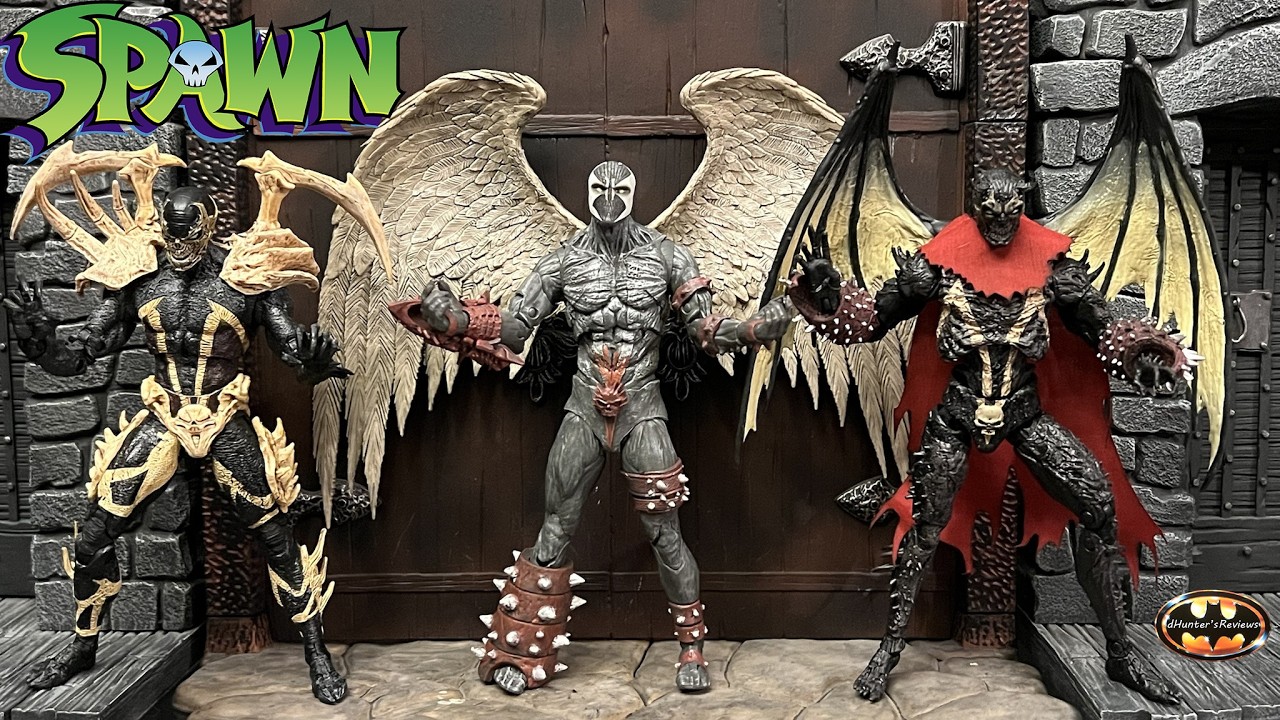 McFarlane Spawn Curse of Spawn, Wings of Redemption, & Nightmare