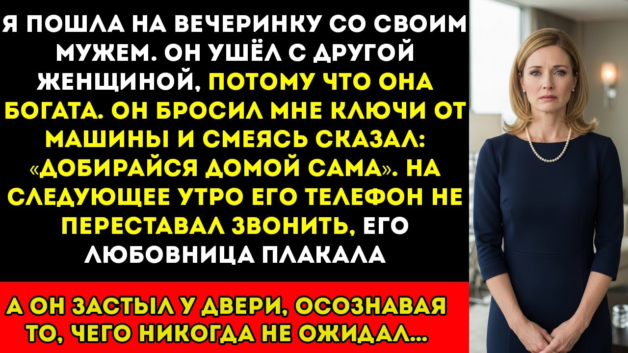 Мой муж ушел к миллионерше на роскошном приеме — но моя финансовая месть потрясла Гринвич