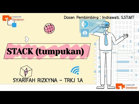 Animasi Stack (Tumpukan) - Algoritma dan Struktur Data (LIFO)