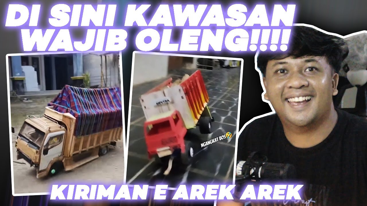 GUNANYA BAN DI TRUK MINIATUR APA YA!!! - Reaction Truk Miniatur