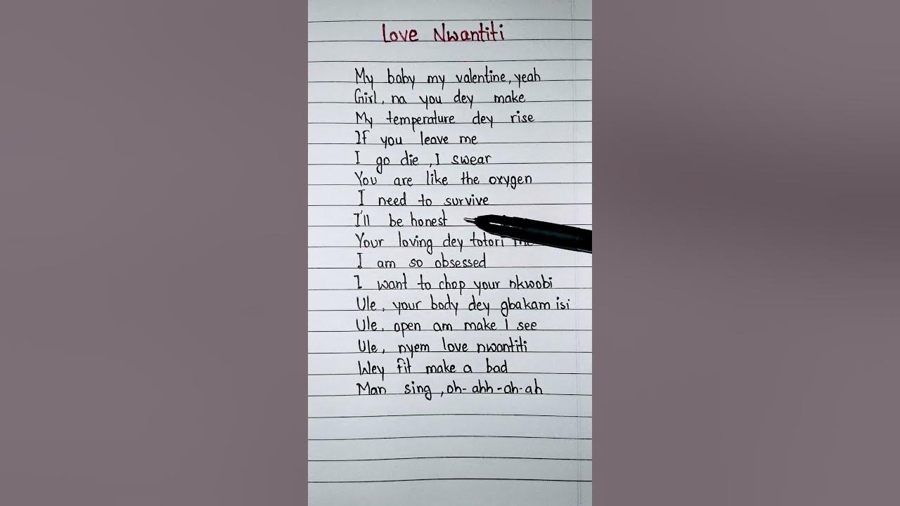 Ckay -- love nwantiti  (remix ft joeboy, kuami eugene)#ckay  #lyrics #ytshorts #viral #trending