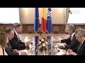 Preşedintele Iohannis l-a primit pe Iurie Leancă, la Palatul Cotroceni