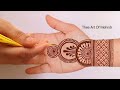 Beautiful And Very Easy Mehandi Design Step by Step Mehandi Design For Front Hand