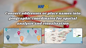 Converting Addresses to Geographic Coordinates: Geocoding with GIS #Geocoding #GIS #SpatialAnalysis