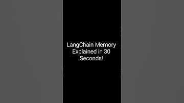 LangChain memory explained in 30 seconds #genaiforminds #genaiinterview #langchaintutorial