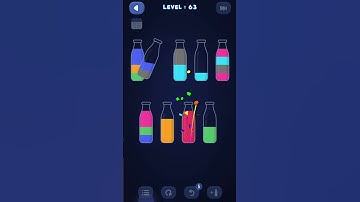 Water Sort Puzzle Level 0063 #games #puzzle #water #mobilegame #braingames #puzzlelover