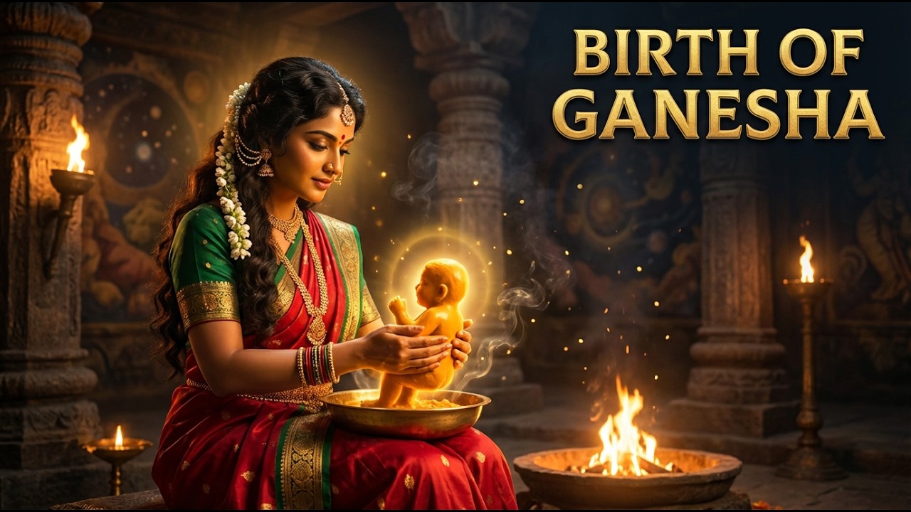 Lord Ganesha’s Origin Story Like You’ve Never Seen Before | AI Cinematic Epic