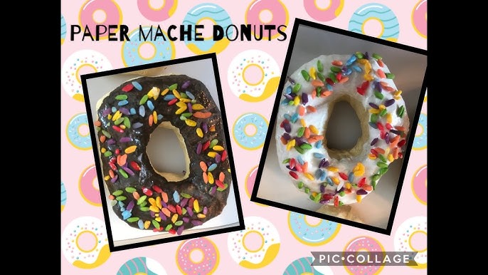 Making A Giant Donut Out Of Papier Mache - Youtube