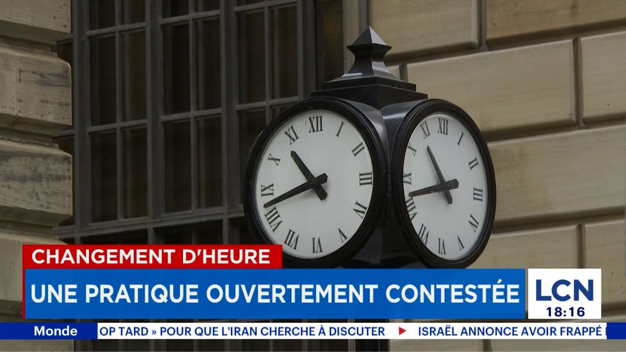 Changement d'heure: une pratique ouvertement contestée