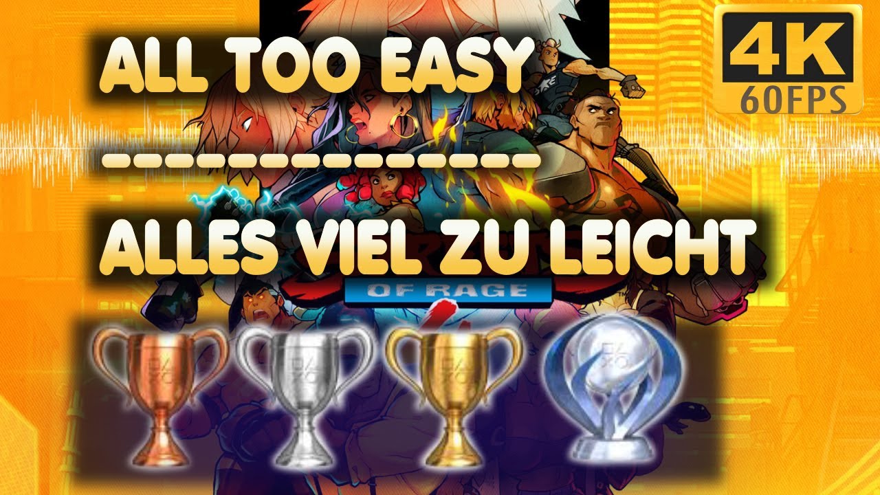 Streets of Rage 4 | All Too Easy | Trophy | Achievement Guide