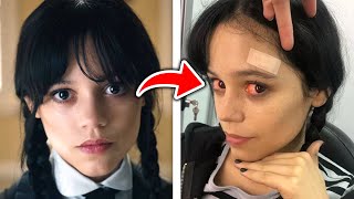 The SECRET Behind Jenna Ortega&#39;s No-Blink Rule in WEDNESDAY