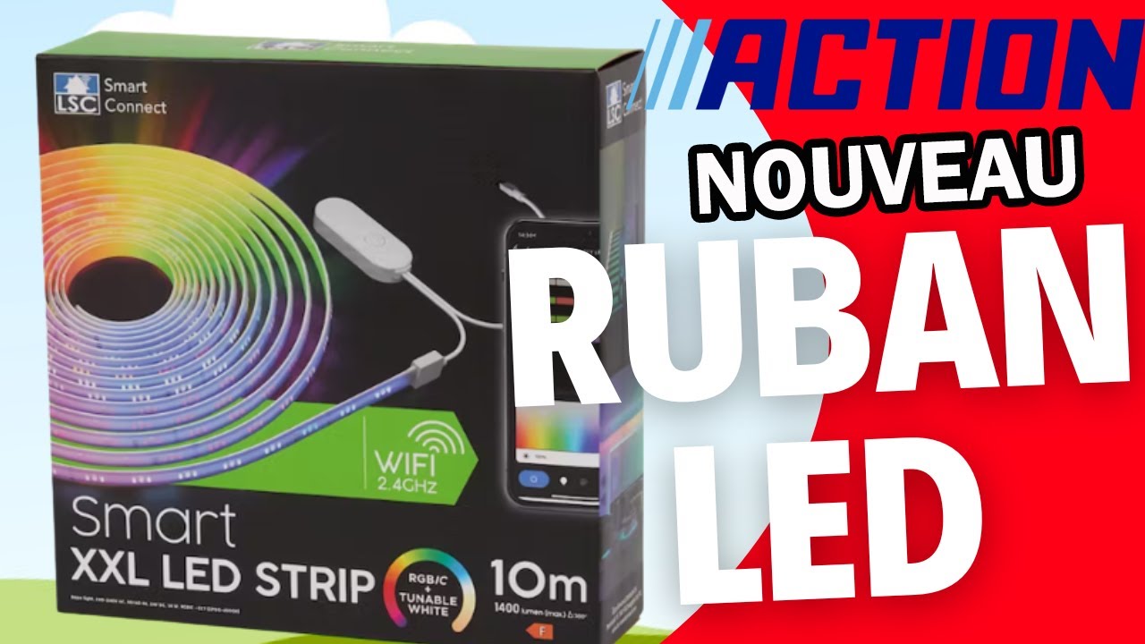 ACTION Ruban LED XXL LSC Smart Connect de 10 M ! compatible tuya /  smartlife 