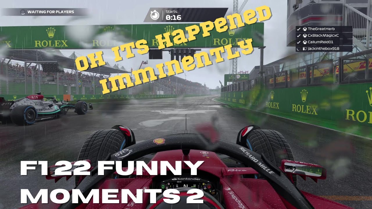 Mercedes Vs Ferrari - F1 22 Funny Moments - Twitch Highlights