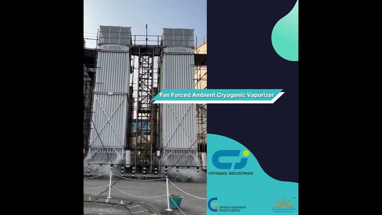 IWI | Cryogenic Fan Forced Ambient Vaporizer | Cryogas Equipment