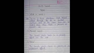 Class 8 Science Notes Chapter 13 Sound.