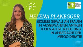 VWA Wettbewerb Anerkennungspreis: Helena Planegger