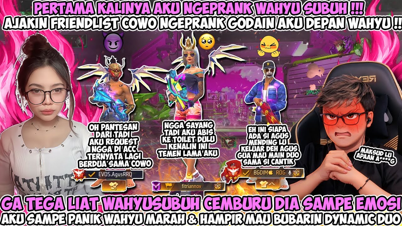 PERTAMA KALINYA AKU NGEPRANK WAHYU SUBUH😂AJAKIN FRIENDLIST BUAT NGEPRANK GODAIN AKU DEPAN WAHYU🤣