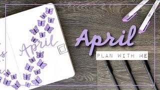 PLAN WITH ME || April 2021 Bullet Journal Setup + Trackers!