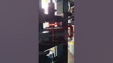 Hydraulic Press Test Fire #knife #craft #bladesmith #handmade #knifemaking #knifemaker #knives