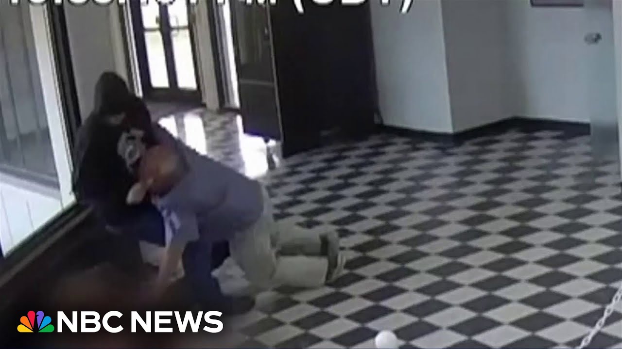 Dramatic video of principal stopping school shooter