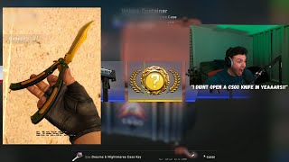 Sen Tarik Opens A RARE $4000 KNIFE In CSGO After YEARS..