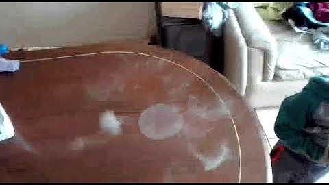 Truco para quitar las manchas blacas de una mesa