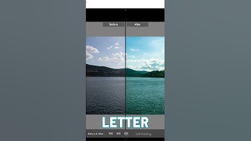 Before and after in Lightroom with this shortcut.